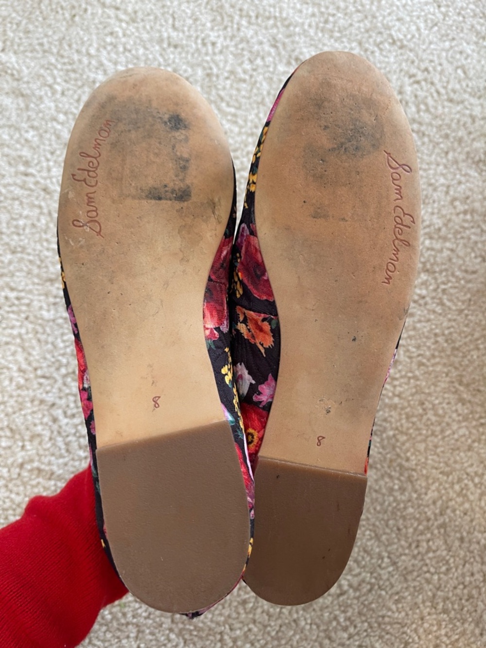 Sam Edelman Floral Ballet Flats size 8 - Picture 5 of 6